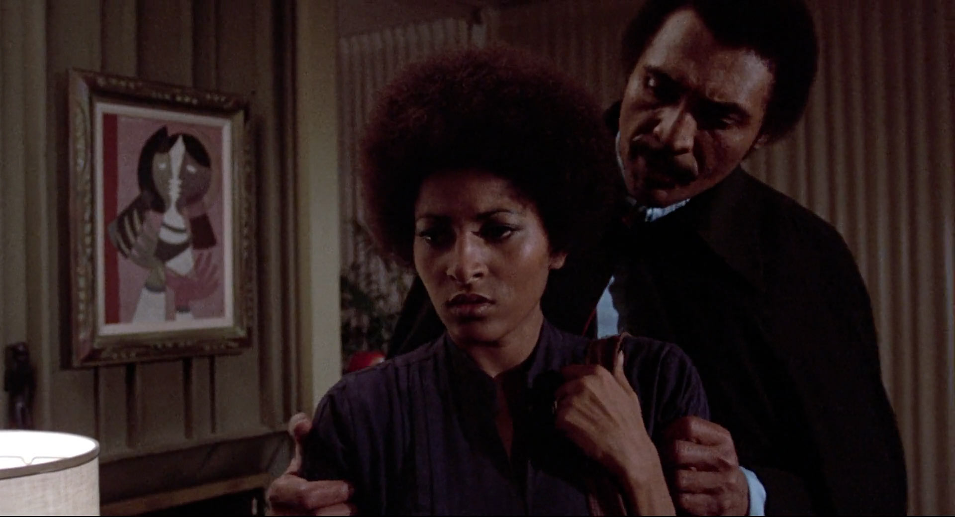 Pam Grier and William Marshall in "Scream Blacula Scream"